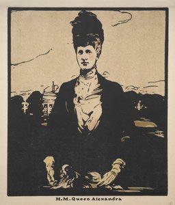 Dodici ritratti (Seconda serie): H. M. Regina Alessandra da William Nicholson