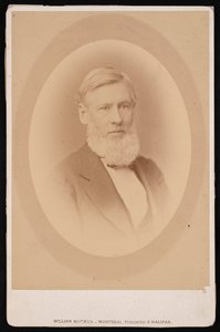 Ritratto di Asa Gray, prima del 1876 da William Notman