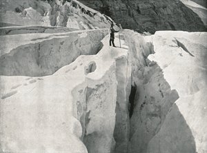 Le Montagne Rocciose: Ghiacciaio Asulkan, Hermit Range, Canada, 1895