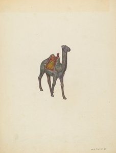 Salvadanaio a forma di cammello, c. 1940