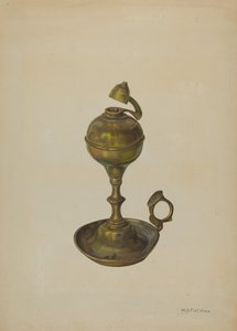 Lampada di ottone, c. 1939