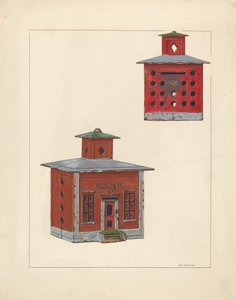 Banca della scuola rossa, c. 1937 da William O. Fletcher