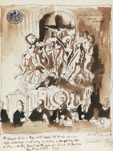 Alla conferenza di pace, Parigi da William Orpen