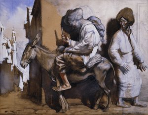 Noreddin Ali lascia il Cairo da William Orpen