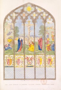 La finestra orientale della Cappella del Norfolk College, Greenwich, Londra, 1804 da William P Sherlock