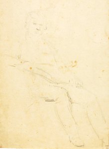 Figura maschile seduta da William Page