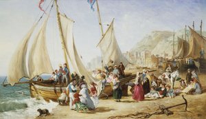 Una Gita di un Giorno, Ramsgate, 1854 da William Parrott