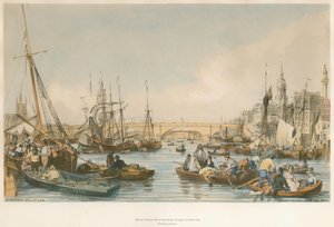 Ponte di Londra, dal Pool da William Parrott
