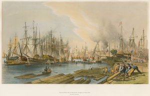Costruzione di Navi a Limehouse, il Presidente sugli scali da William Parrott