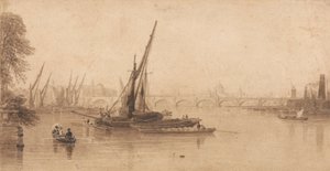 Ponte di Waterloo dal giardino del Sig. A. Taylor, Esq. da William Parrott