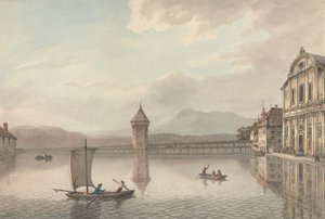 Una vista a Lucerna da William Pars