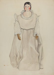 Bambola con Testa di Porcellana da William Paul Childers
