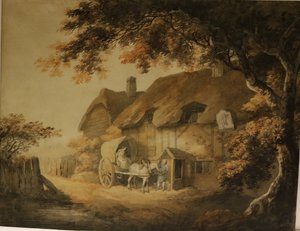 Una locanda lungo la strada, c.1800 da William Payne