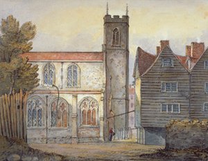 Chiesa di Santa Caterina presso la Torre, Stepney, Londra, 1815 da William Pearson