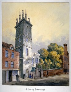 Chiesa di Santa Maria Somerset, Città di Londra da William Pearson