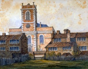 Chiesa di San Matteo, Bethnal Green, Londra, c1815
