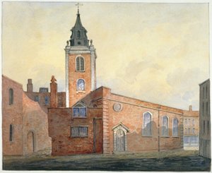 Chiesa di San Michele Bassishaw, Città di Londra da William Pearson