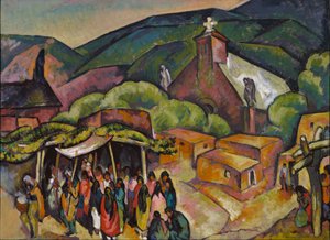 Giorno di festa: San Juan Pueblo da William Penhallow Henderson