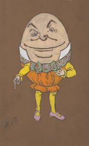 Costume di Humpty Dumpty per Alice nel Paese delle Meraviglie