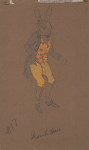 Lepre Marzolina (costume da Alice nel Paese delle Meraviglie, 1915) da William Penhallow Henderson