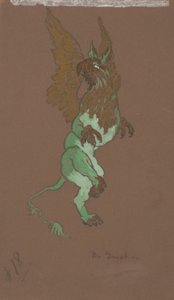 Il Grifone (costumi per Alice nel Paese delle Meraviglie, 1915) da William Penhallow Henderson