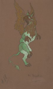 Costume del Grifone per Alice nel Paese delle Meraviglie da William Penhallow Henderson