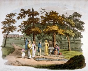 Vista di un pozzo, Hyde Park, Westminster, Londra, 1812 da William Pickett