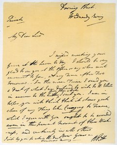 Lettera di William Pitt il Giovane, ottobre 1790