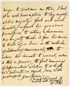 Lettera di William Pitt al Duca di Newcastle, Hayes, 23 ottobre 1759 da William Pitt