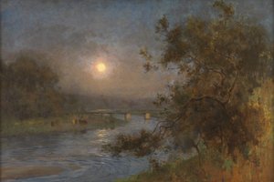 Mentre il crepuscolo svanisce sotto la luna da William Playfair Dickson