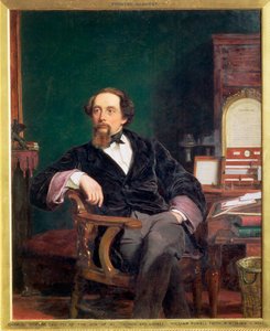 Charles Dickens, romanziere inglese da William Powell Frith