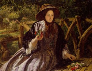 Fiori da giardino che fanno un mazzo da William Powell Frith