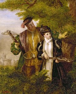 Re Enrico e Anna Bolena a caccia di cervi nella foresta di Windsor, 1903 da William Powell Frith