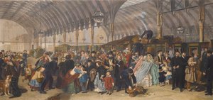 La stazione ferroviaria da William Powell Frith