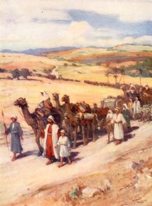 Giacobbe che torna a Canaan, Genesi xxxi da William Pratt