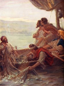 La mattina sul Mare di Tiberiade, Giovanni xxi, 4-6 da William Pratt