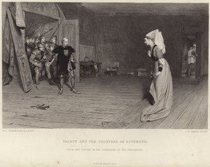 Talbot e la Contessa di Alvernia da William Quiller Orchardson