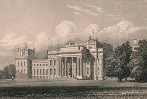 Blenheim, vista sud-est, Oxfordshire, 1831 da William Radclyffe