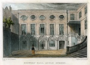 Brewers Hall, Addle Street, City of London, 1831 da William Radclyffe