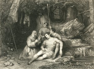 Morte di Llewellyn, c1836 da William Radclyffe