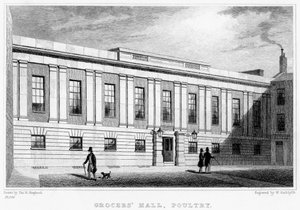 Grocers Hall, Poultry, Città di Londra, XIX secolo