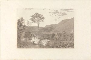 Castello di Hornby dalla Chiesa di Tatham da William Radclyffe