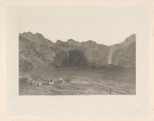 Lago di Keswick, Cumberland da William Radclyffe