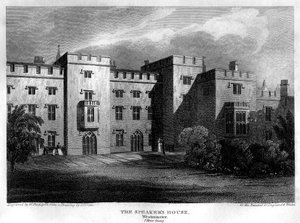 La Casa del Presidente, Westminster, Londra, 1815 da William Radclyffe