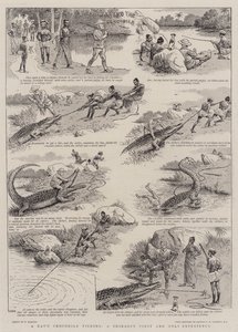Una giornata di pesca al coccodrillo, la prima e unica esperienza di uno shikari da William Ralston