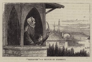Addolorato, uno schizzo a Stamboul