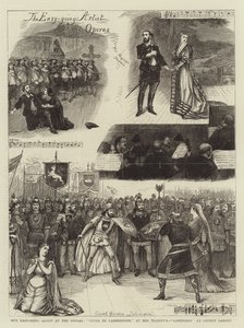 Il nostro artista rilassato alle opere, Lucia di Lammermoor a Sua Maestà, Lohengrin al Covent Garden