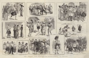 Gli Argyll e Sutherland Highlanders a Ceylon da William Ralston