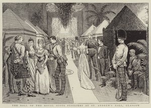Il ballo dei Royal Scots Fusiliers alla St Andrew