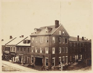 Marshall House, Alexandria, Virginia, agosto 1862 da William Redish Pywell